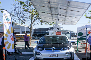 太阳能电动汽车充电站年内将亮相旧金山