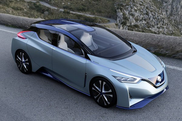  日产发布全碳纤维车身IDS电动概念车  续航里程预计400km