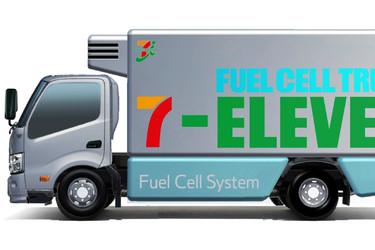 丰田与7-Eleven合作 在日本测试氢燃料电池卡车