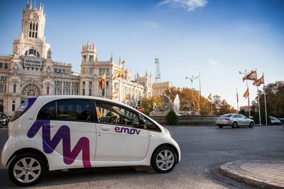 西班牙共享电动车服务流行 威胁私家车市场