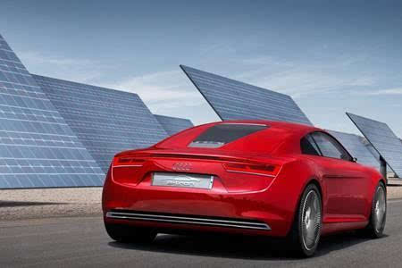 汉能与奥迪合作薄膜太阳能全景车顶，将有效延长电动汽车充电周期