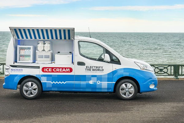 日产发布电动冰淇淋货车 清洁能源制冷