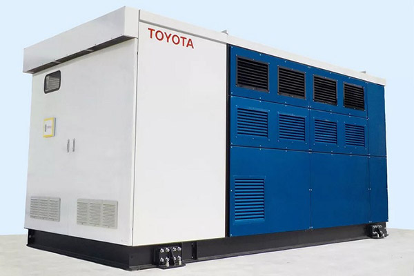 丰田在本社工厂安装并测试氢燃料电池发电机