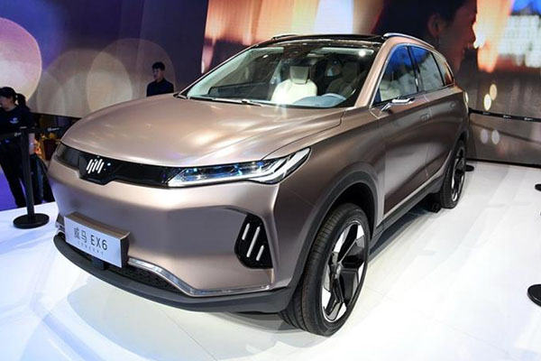 威马EX6 Plus预告图来袭 将于广州车展发布