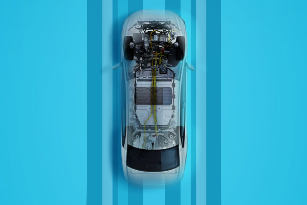 威马7系纯电动轿车预告图 将登陆2020北京车展