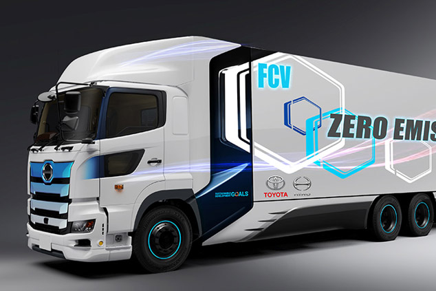 丰田汽车公司与日野合作研发重型燃料电池卡车