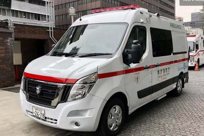 东京消防局新增日本首辆电动救护车