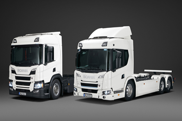 Scania发布纯电动卡车 续航里程达250公里