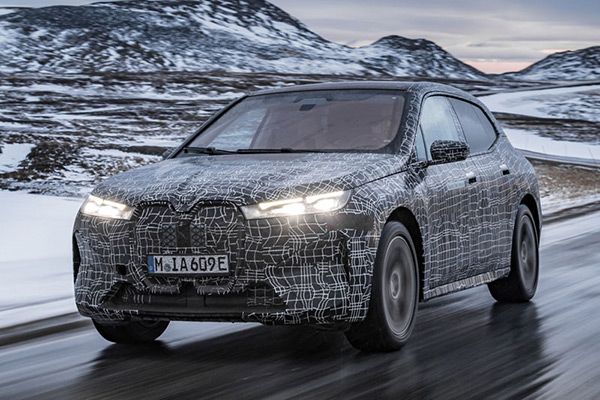 有望2021年底量产 BMW iX纯电SUV已开始冬季测试