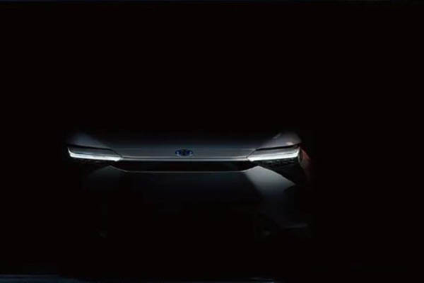 将于上海车展亮相 丰田全新纯电动SUV预告图