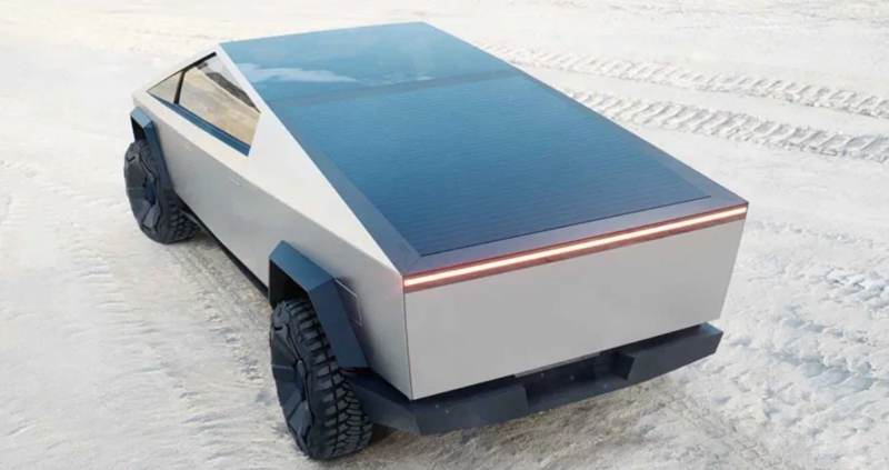 特斯拉为Cybertruck太阳能车厢盖申请专利 每天可增加15英里续航里程