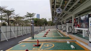 北京亦庄50个充电车位安装智能地锁