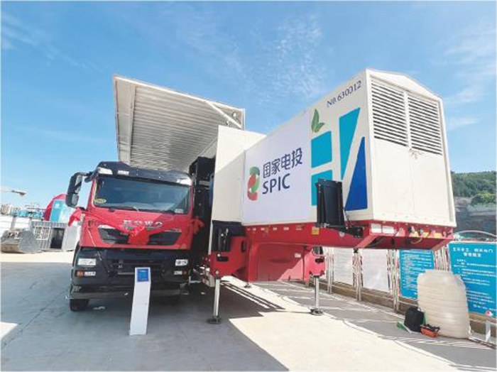 济南首个新能源重型卡车移动换电站试点示范项目启动