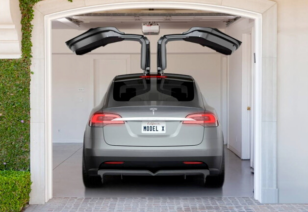 特斯拉Model X电动SUV技术细节 具备拖车能力.jpg