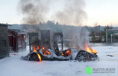 开年不利 挪威一辆特斯拉在充电站起火