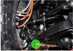 轮毂电机安装原理及实物