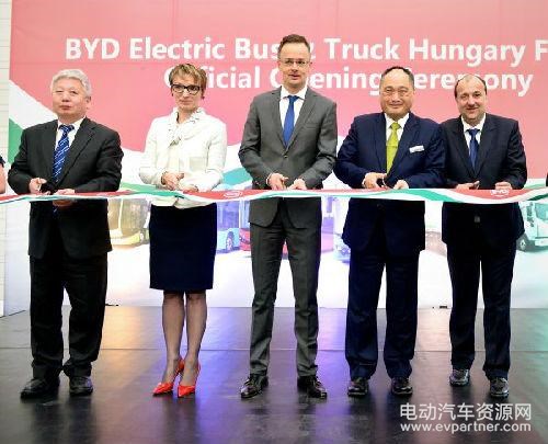 比亚迪欧洲第一座电动车工厂在匈牙利正式投产
