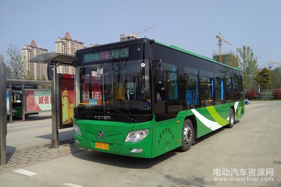 六安126台新能源公交车投入运营