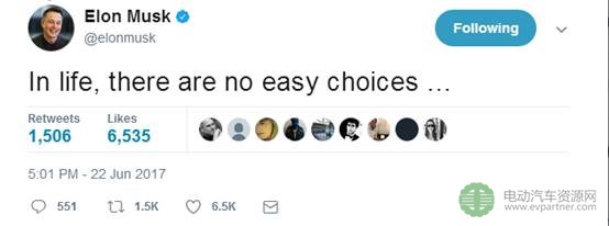 Elon Musk：In life，there are no easy choices……