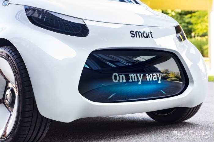 自动驾驶/无线充电/共享汽车 解析Smart Vision EQ Fortwo