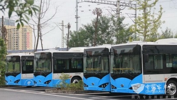 四川广安：首批30辆比亚迪纯电动公交车国庆投运