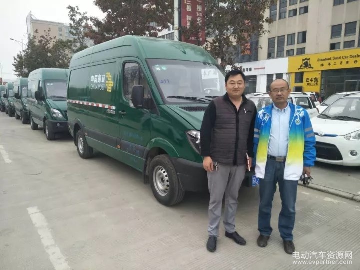 绿田携手北京恒誉5台纯电动物流车正式交付徐州邮政