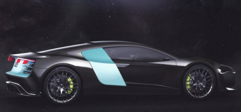俄罗斯设计大师绘制未来奥迪R8车型概念车 纯电动让空气动力学得到优化