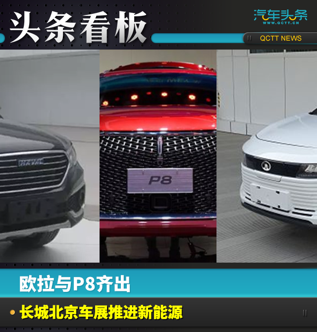 欧拉与P8齐出，长城北京车展推进新能源