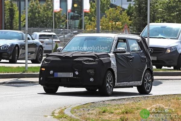 起亚全新Soul EV路试谍照 最大续航470km