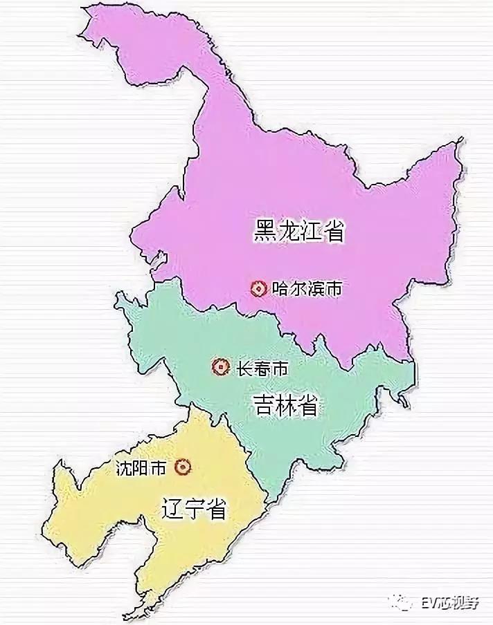 东北地区:辽宁,吉林,黑龙江