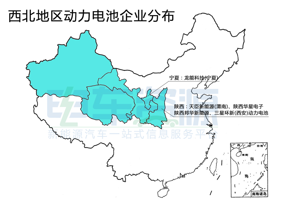 这里有一份最新中国动力电池企业分布地图！