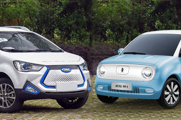 两款微型车该如何选？欧拉R1对比江淮iEV6E