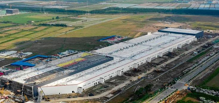 预计年底投产 特斯拉上海超级工厂有望9月完工