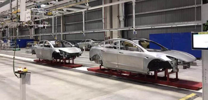 特斯拉上海工厂开始生产Model 3