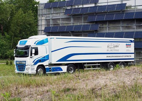 DAF公司欧洲销售电动卡车 续航100公里