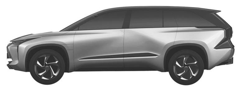 造型个性运动 丰田两款纯电动SUV专利图曝光