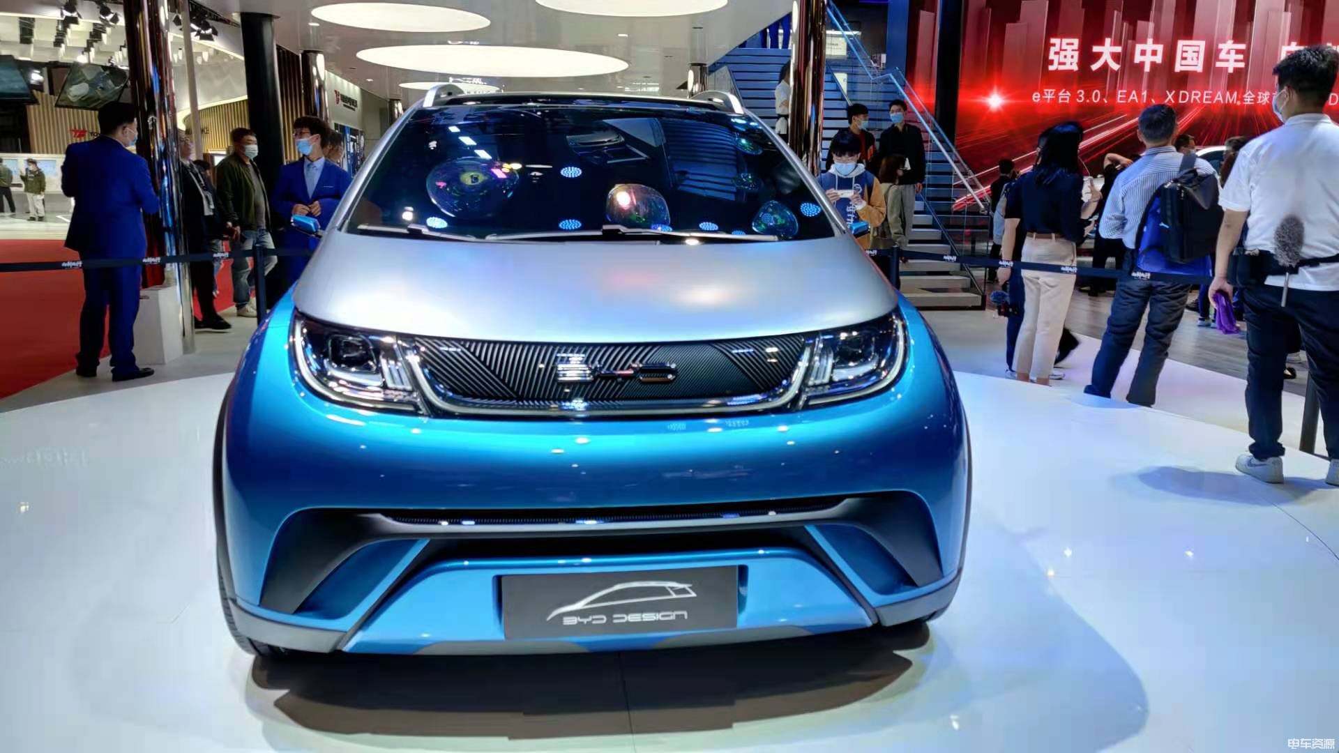 2021上海车展：比亚迪纯电两厢车型 EA1正式亮相