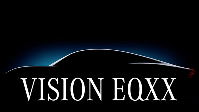 或将于今日亮相 奔驰Vision EQXX最新预告图