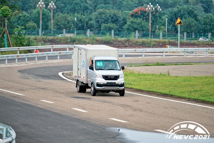 NEVC2021中国第六届新能源物流车挑战赛循环工况赛现场直击