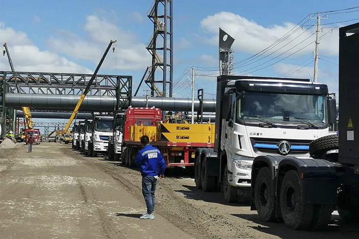 北奔新能源重卡批量交付江苏钢铁客户 助力绿色工厂建设