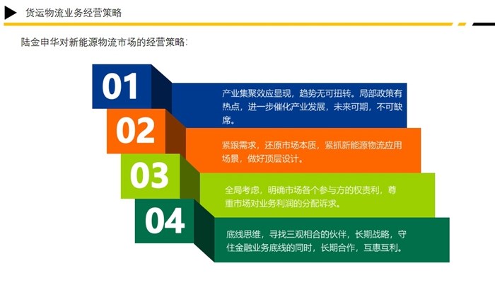 陆金申华冯庆：聚焦四大主营业务，赋能新能物流车发展