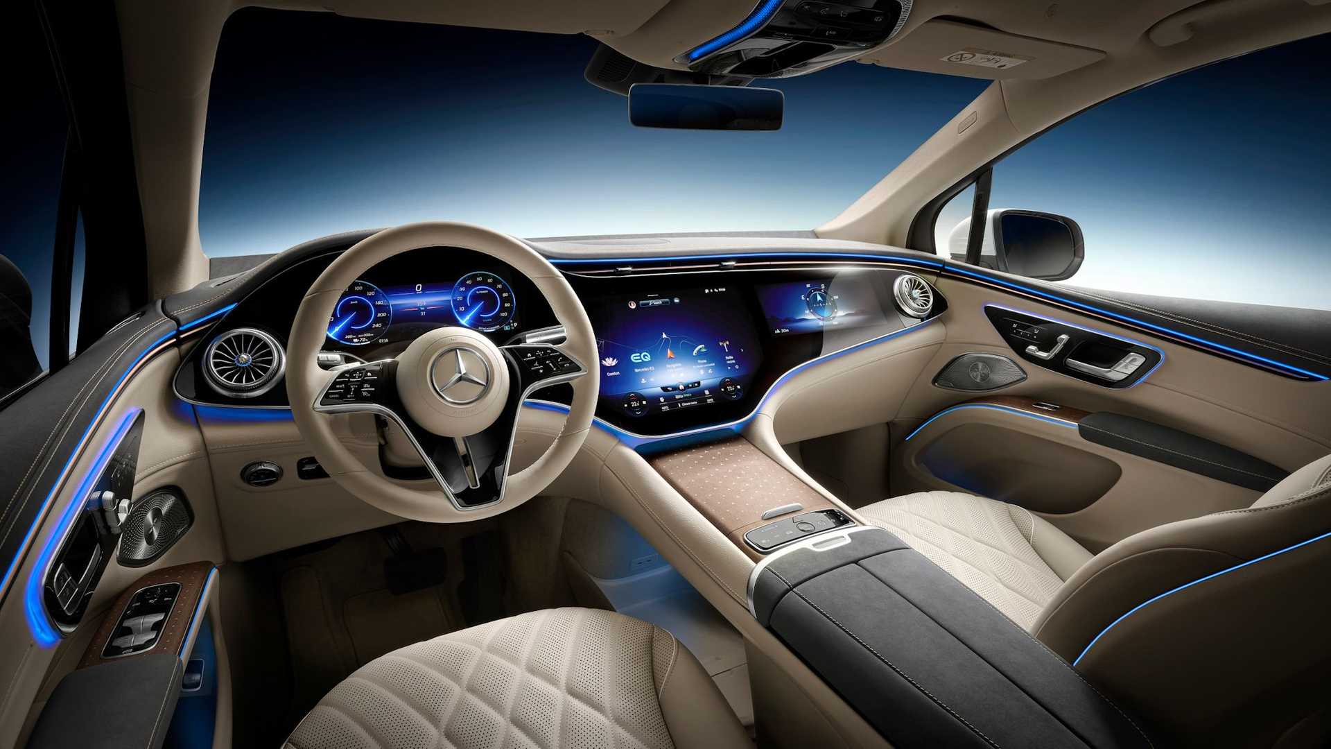 奔驰 EQS SUV 将在4月19日进行全球首发