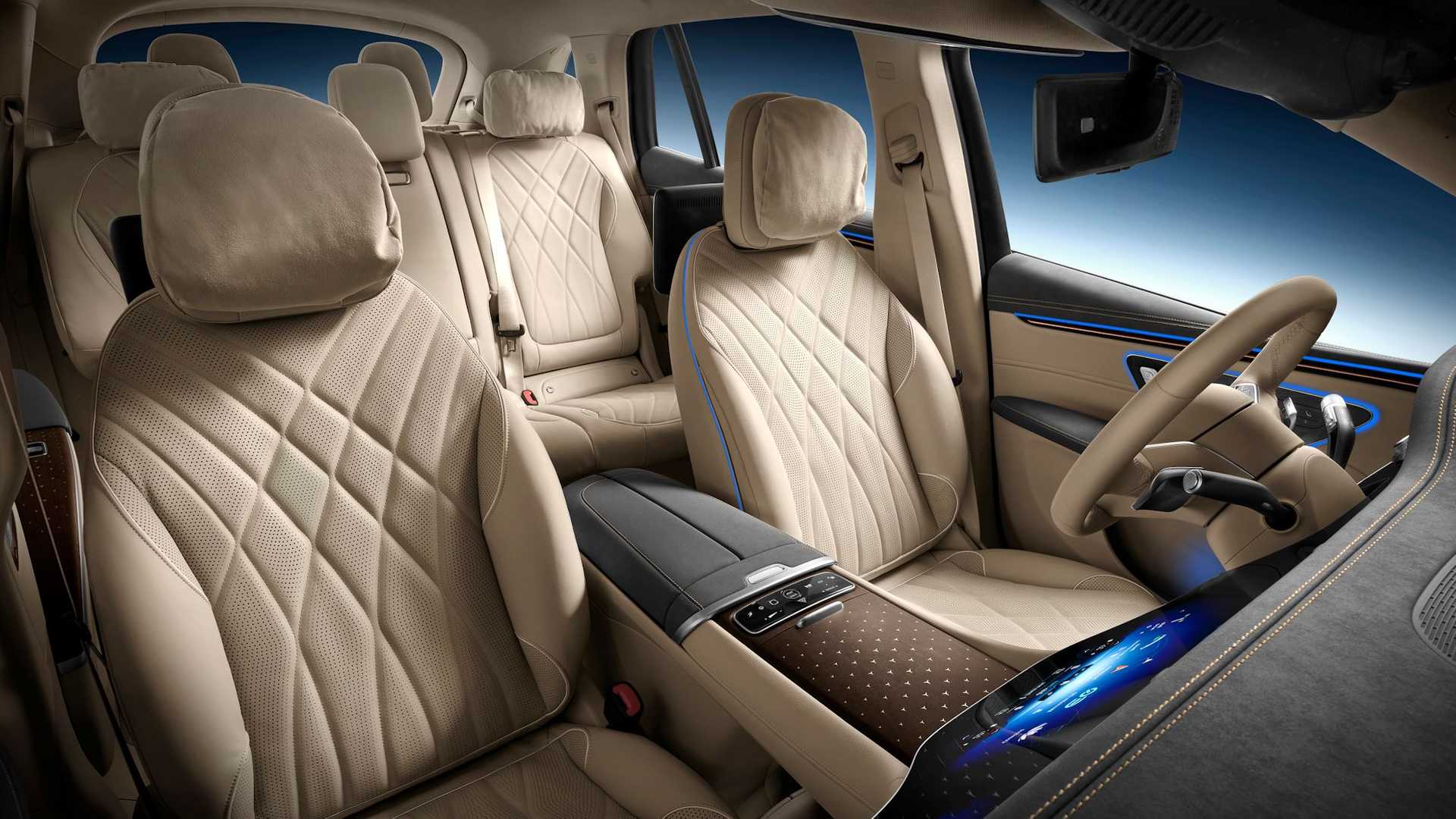 奔驰 EQS SUV 将在4月19日进行全球首发
