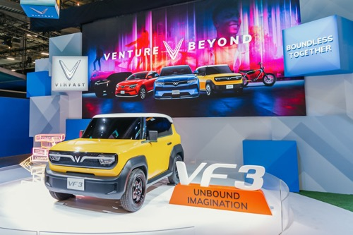 越南电动汽车公司VinFast发布皮卡概念车，并宣布将在全球销售VF3
