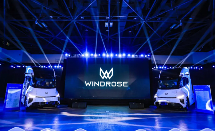 苇渡科技Windrose正式发布670km纯电重卡、1000km氢能、以及新一代全线控底盘
