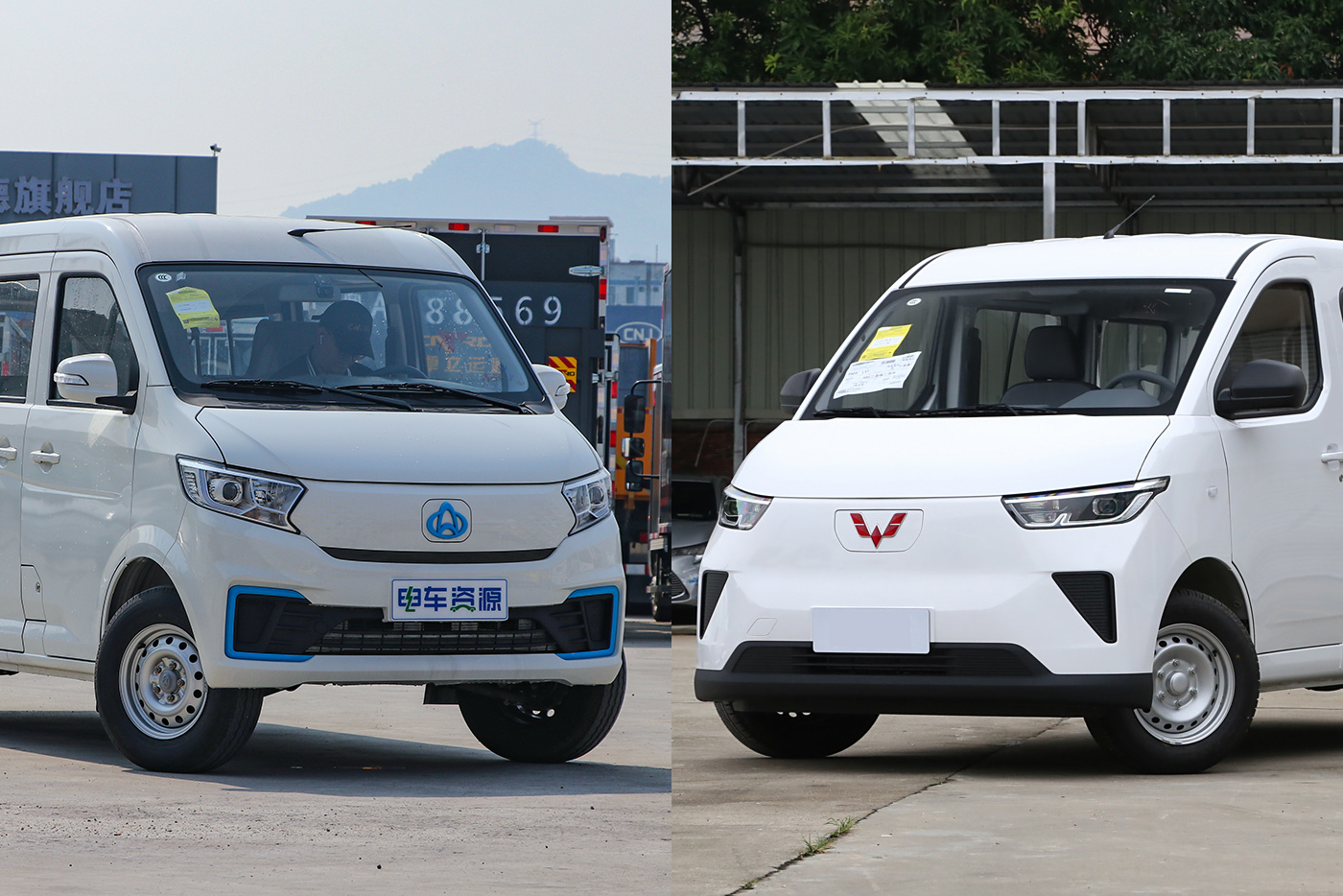 电车1比1|明窗五菱扬光和长安跨越星V7 EV你选谁？