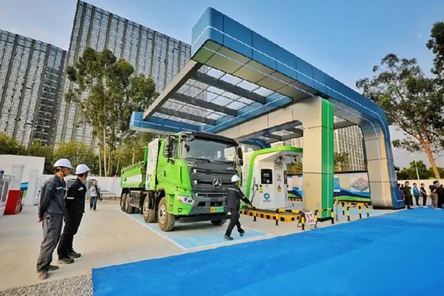 广州白云：95台氢能建筑垃圾运输车投入运营，累计减碳超800吨